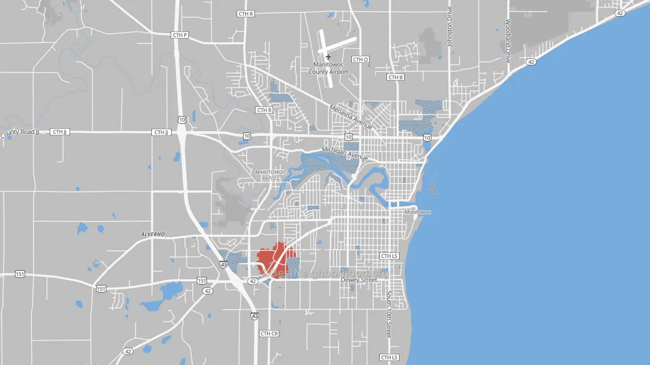 Transit Grade map of 54220, WI