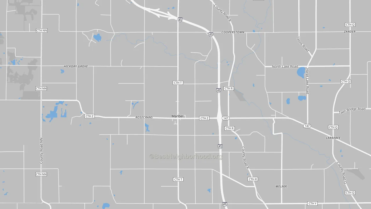Transit Grade map of 54227, WI