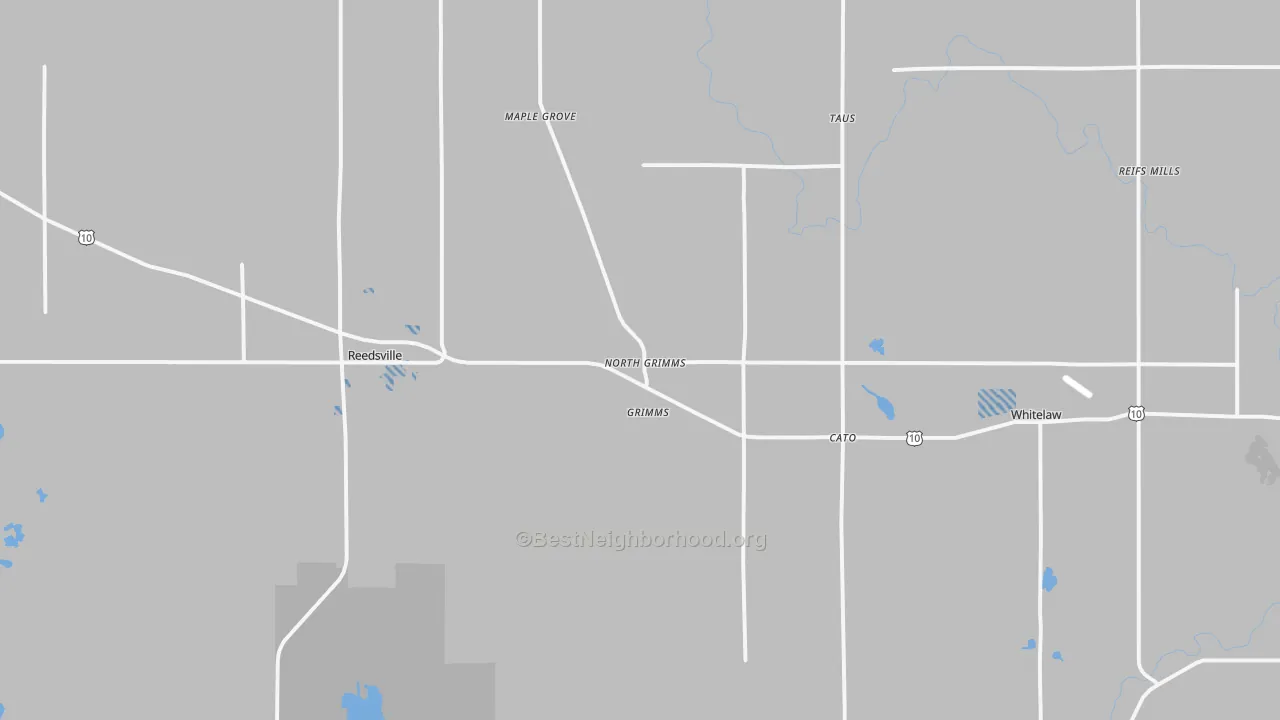 Transit Grade map of 54230, WI