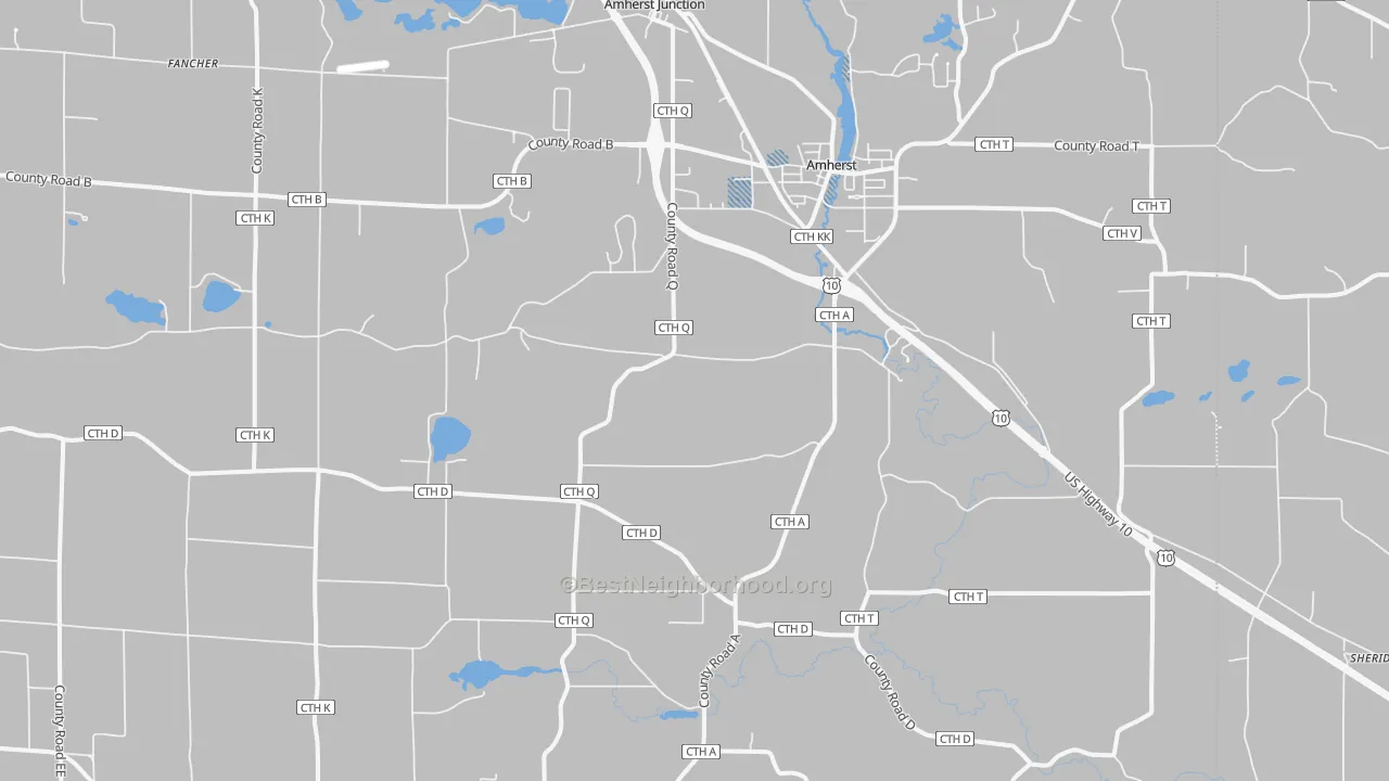 Transit Grade map of 54406, WI