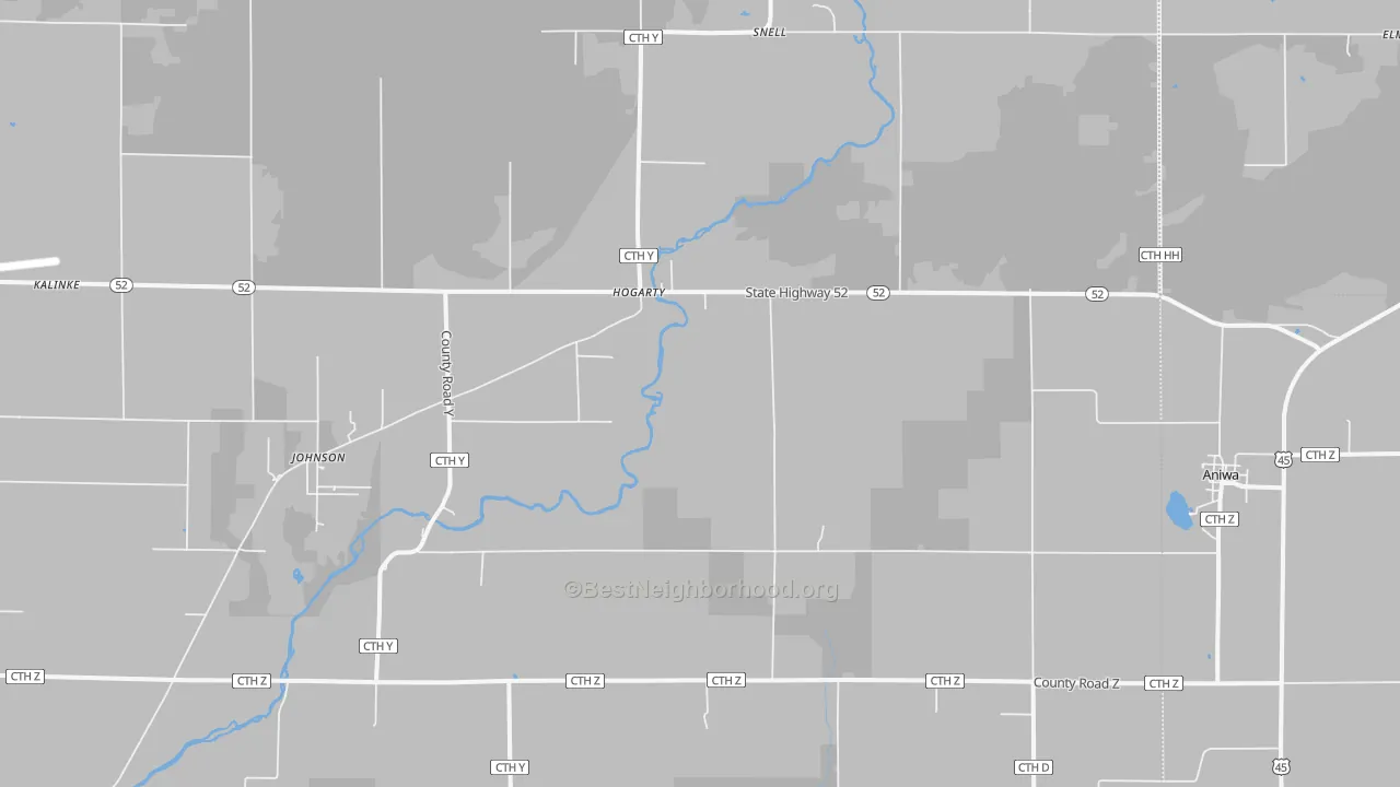 Transit Grade map of 54408, WI