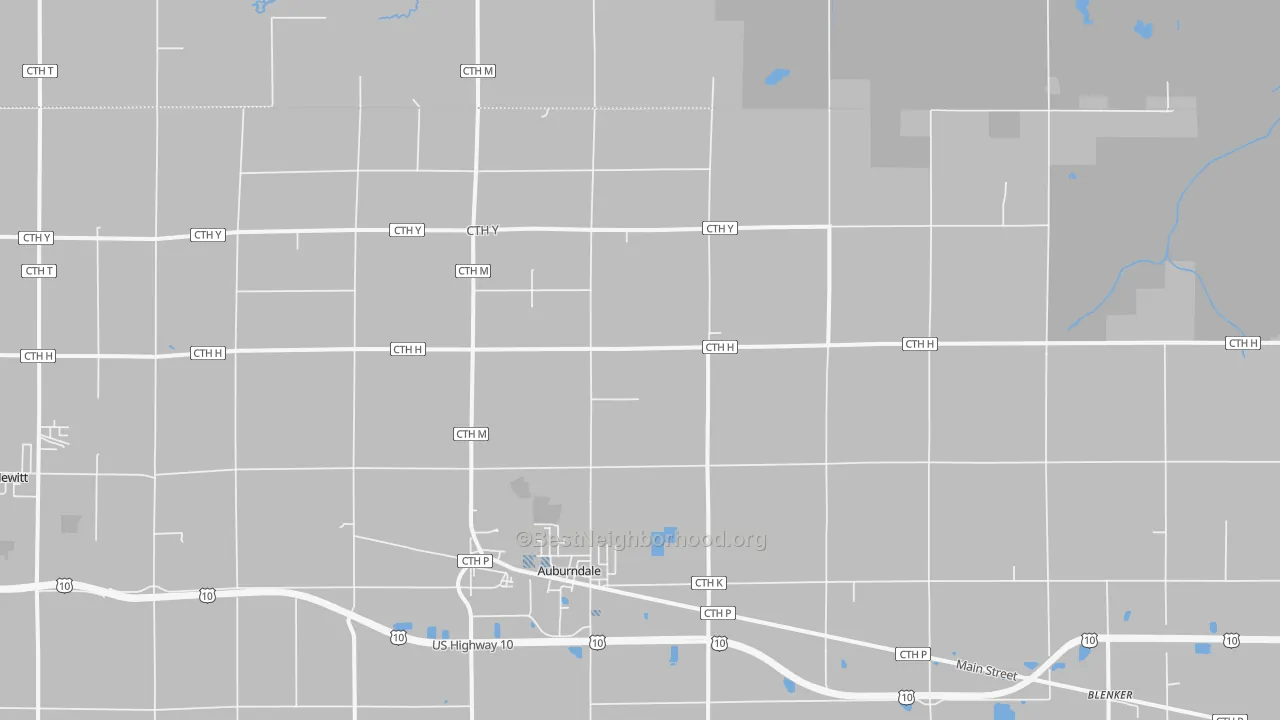 Transit Grade map of 54412, WI