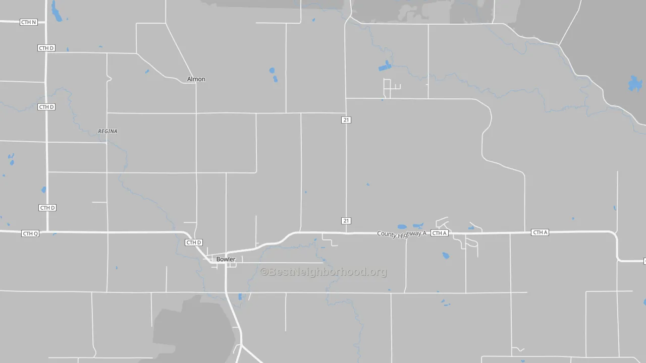 Transit Grade map of 54416, WI