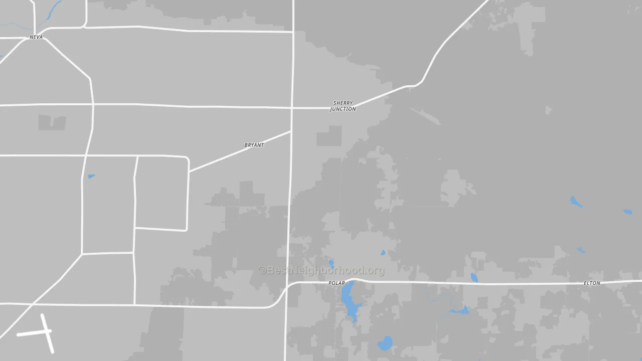 Transit Grade map of 54418, WI