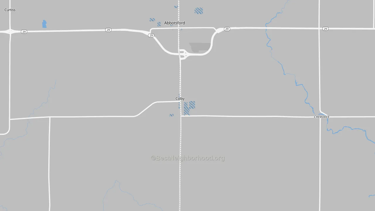 Transit Grade map of 54421, WI