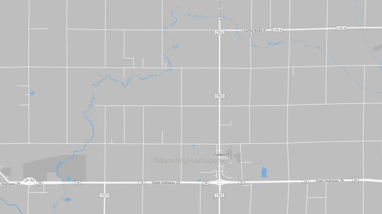 Transit Grade map of 54422, WI