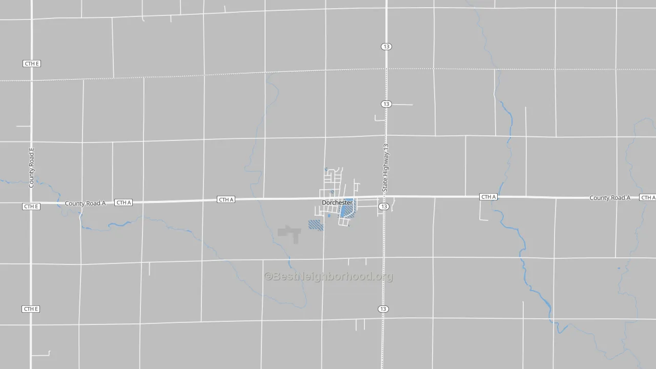 Transit Grade map of 54425, WI
