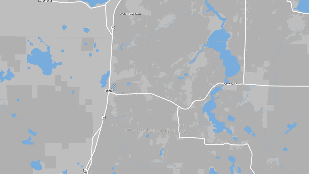 Transit Grade map of 54428, WI