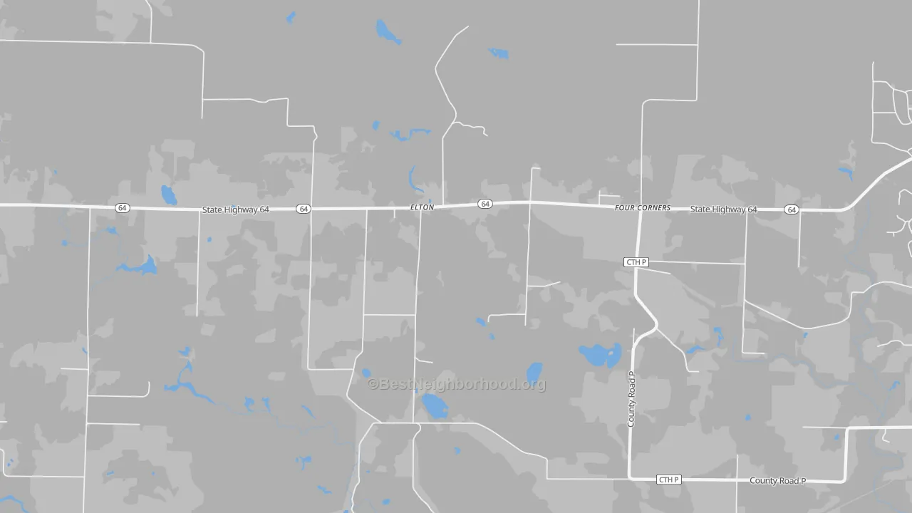 Transit Grade map of 54430, WI