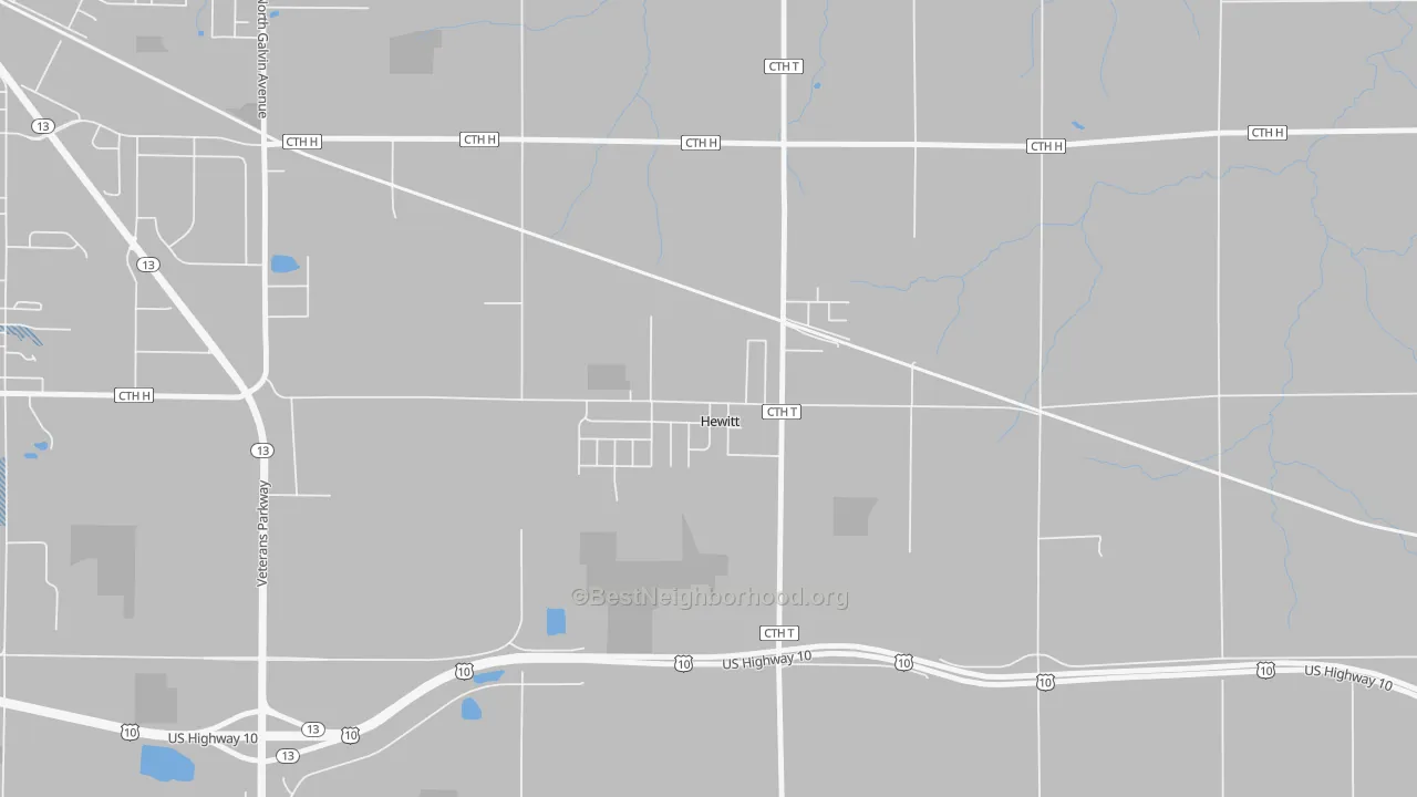 Transit Grade map of 54441, WI