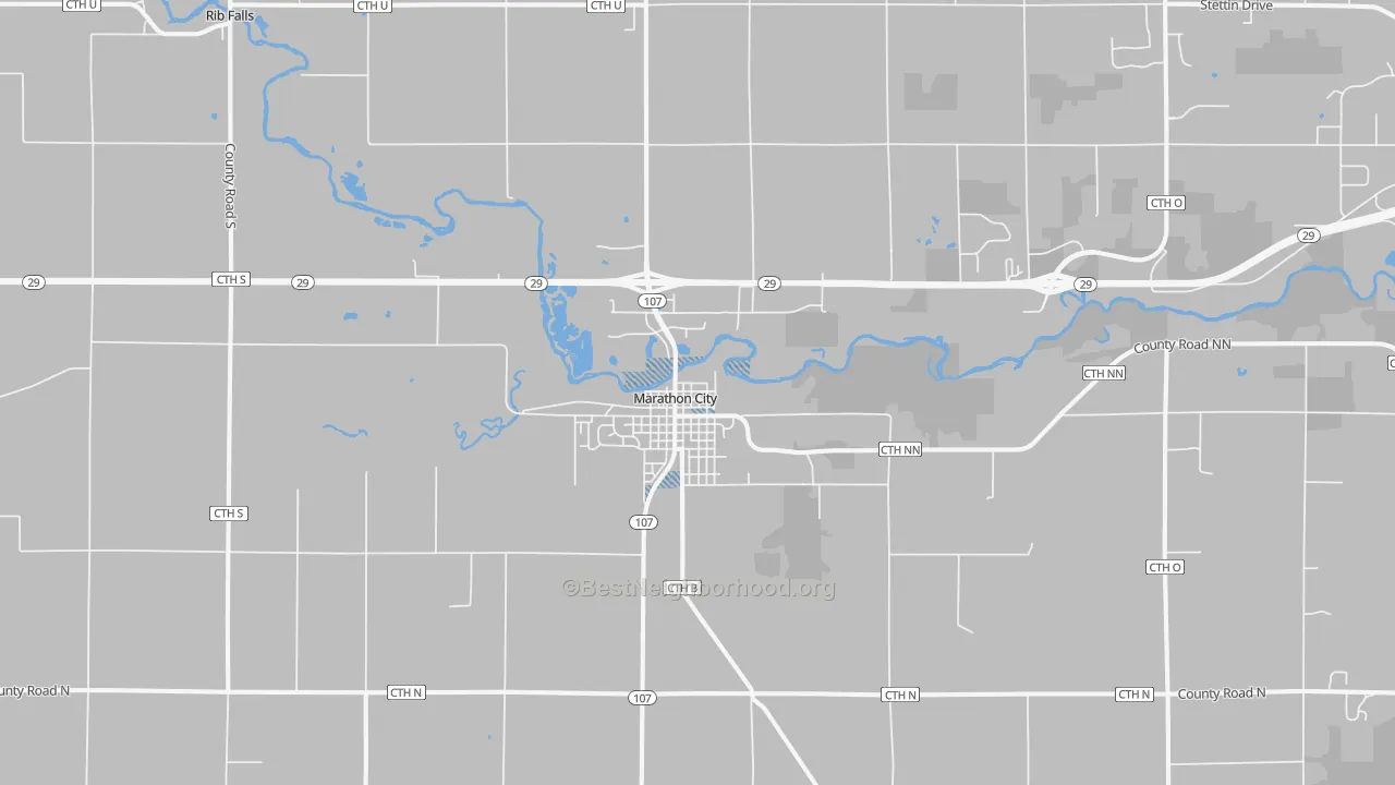 Transit Grade map of 54448, WI