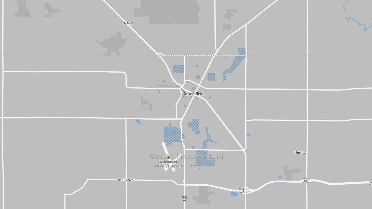 Transit Grade map of 54449, WI