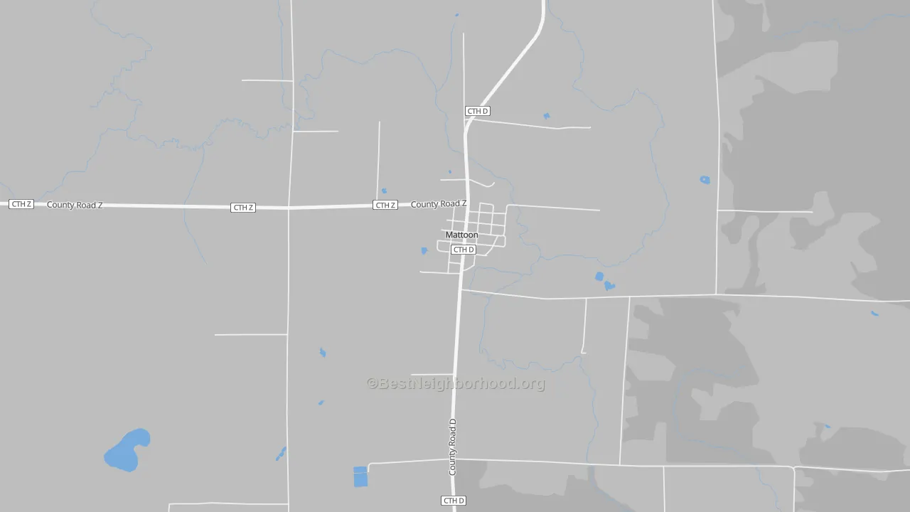 Transit Grade map of 54450, WI