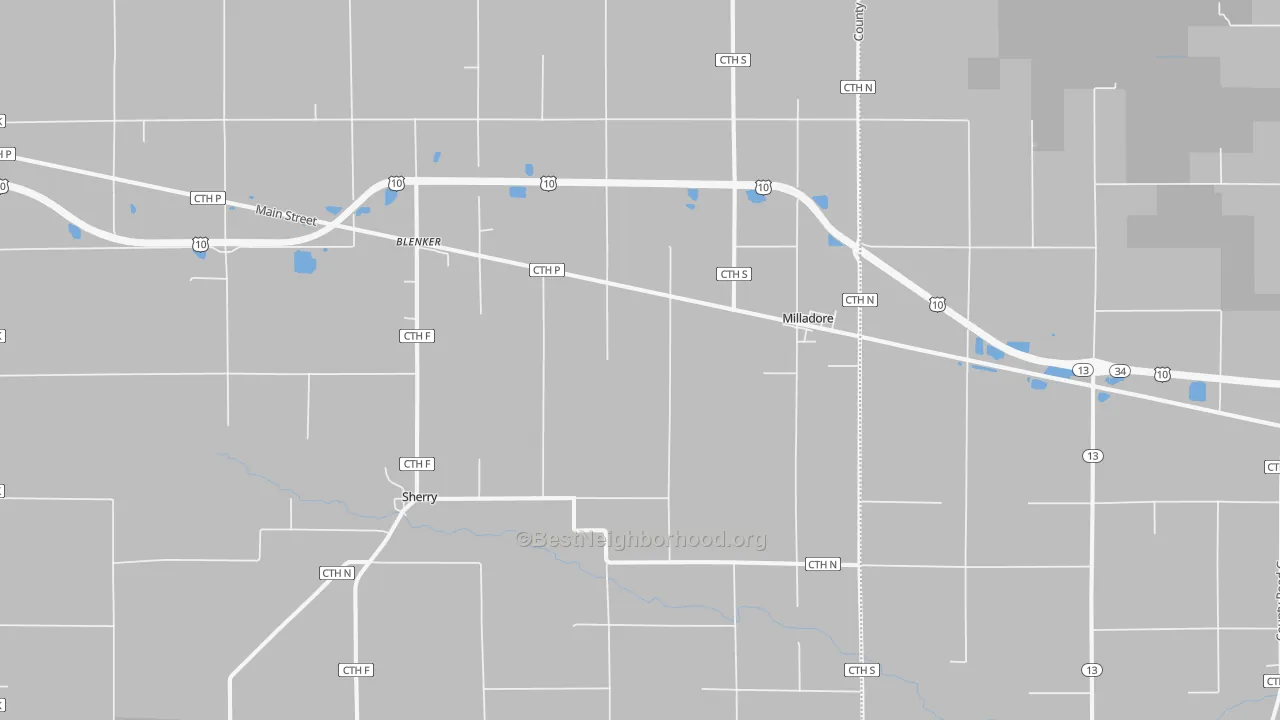 Transit Grade map of 54454, WI