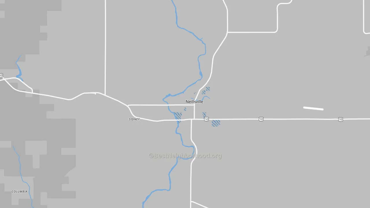 Transit Grade map of 54456, WI