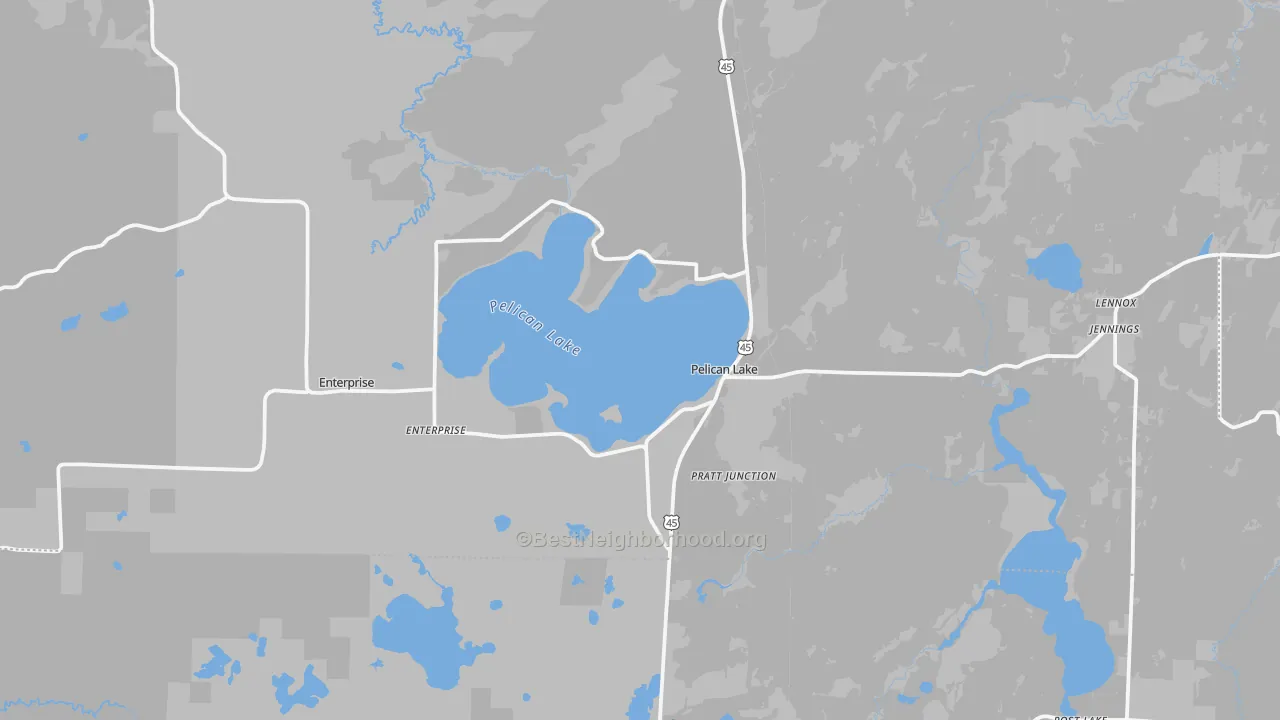 Transit Grade map of 54463, WI