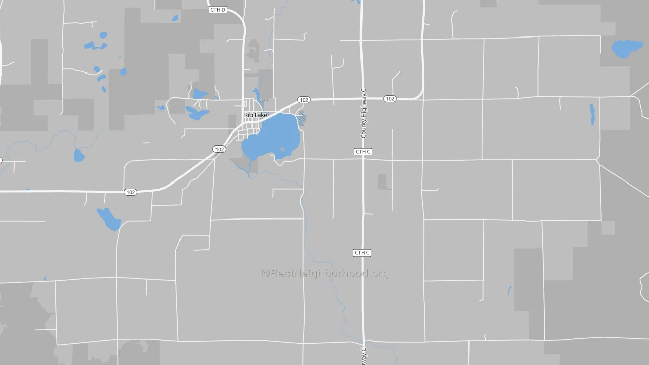 Transit Grade map of 54470, WI