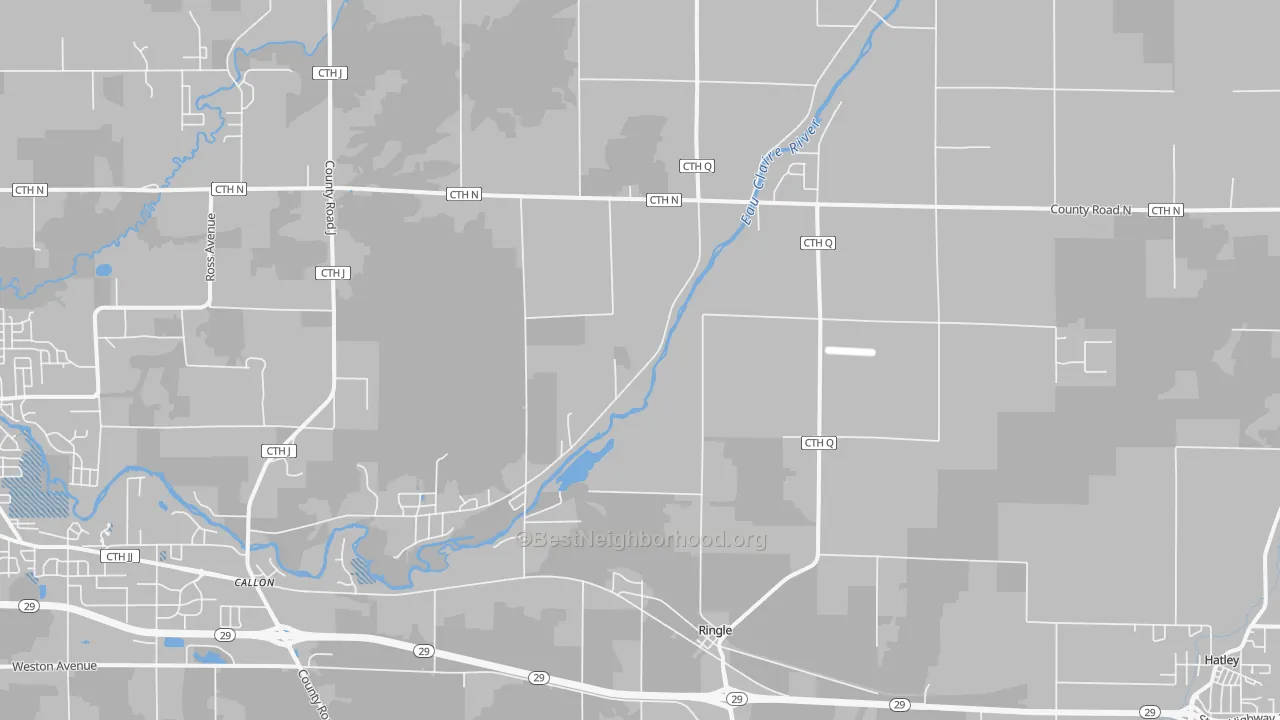 Transit Grade map of 54471, WI