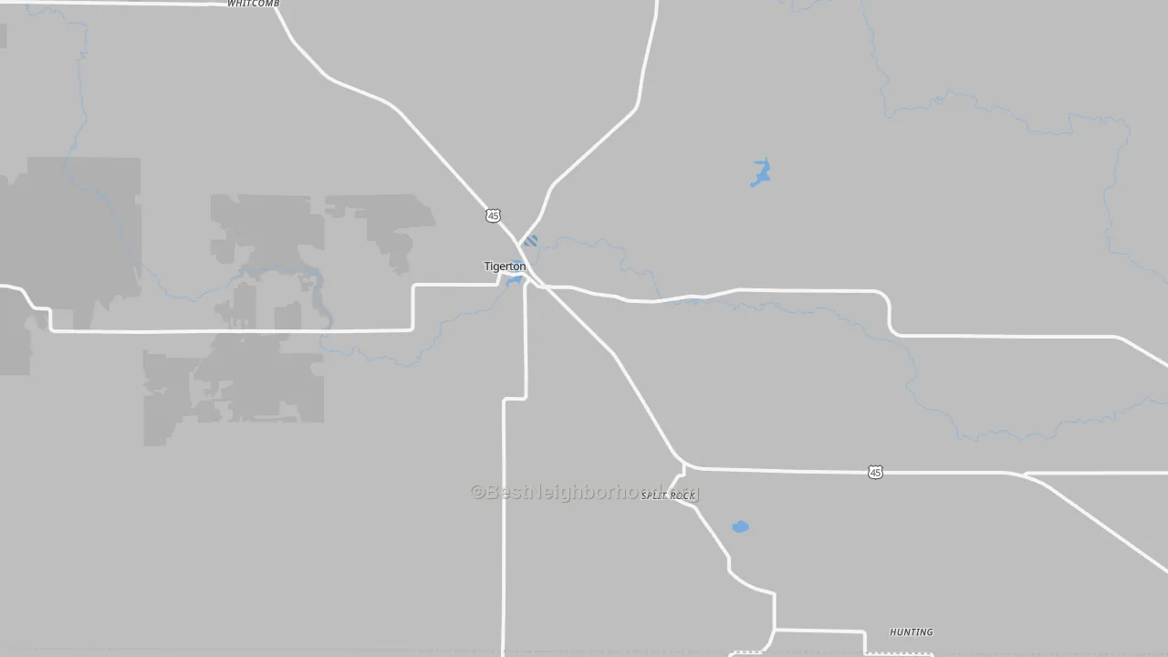 Transit Grade map of 54486, WI
