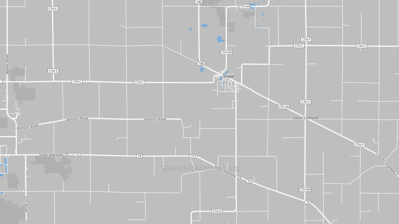 Transit Grade map of 54489, WI