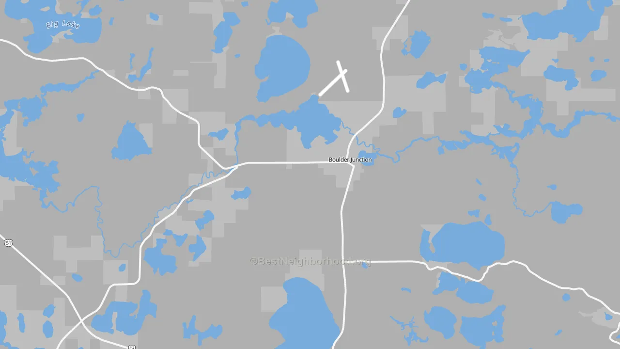 Transit Grade map of 54512, WI
