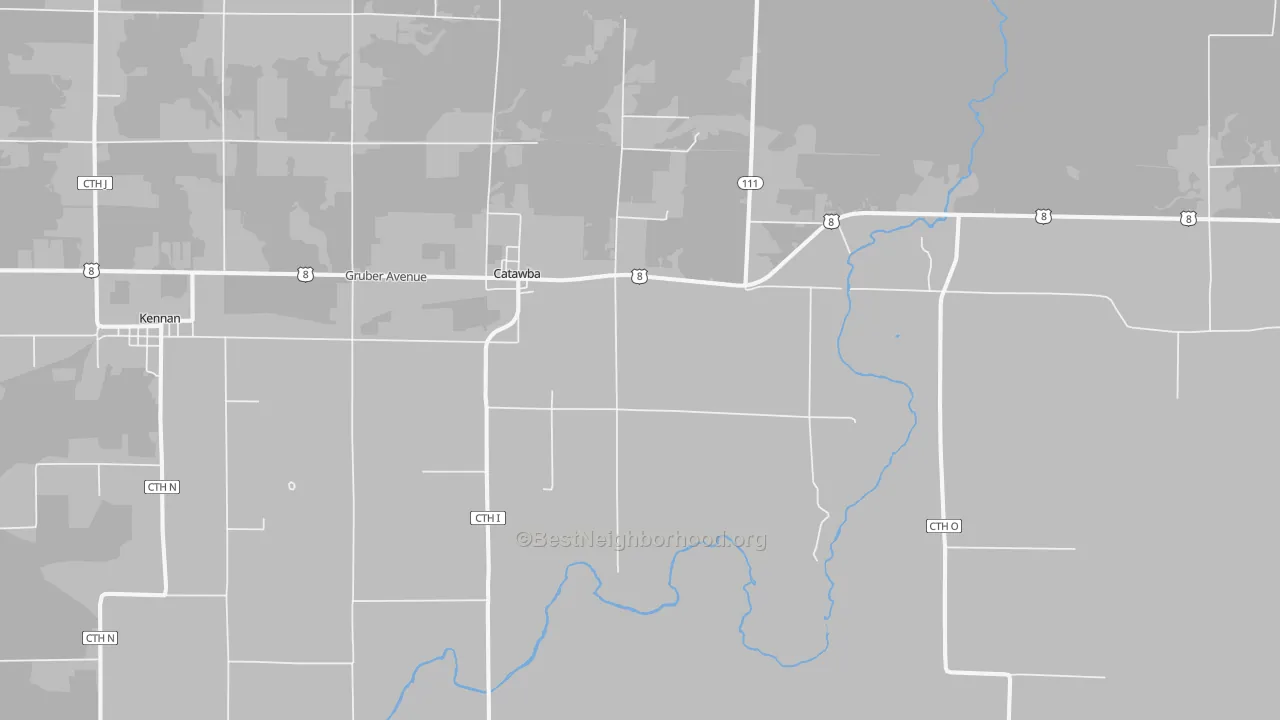 Transit Grade map of 54515, WI