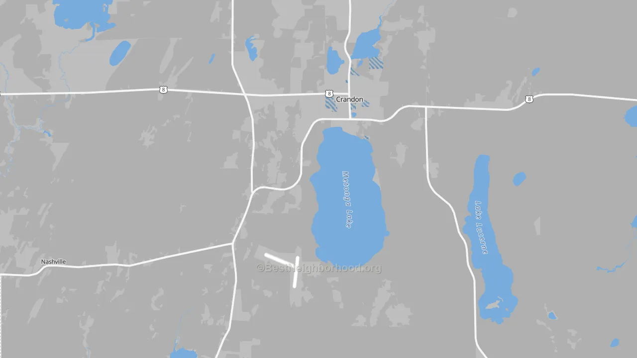 Transit Grade map of 54520, WI