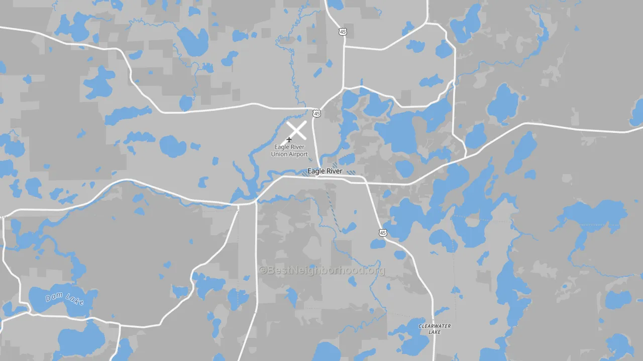 Transit Grade map of 54521, WI