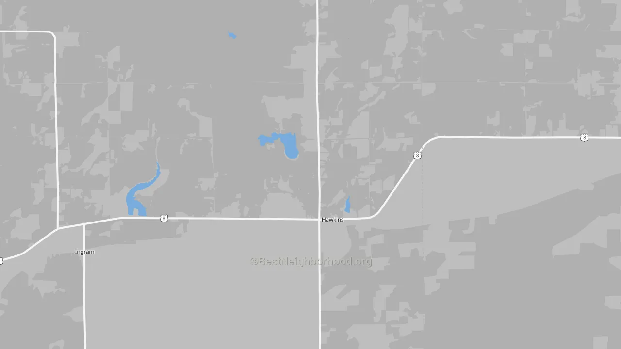 Transit Grade map of 54530, WI