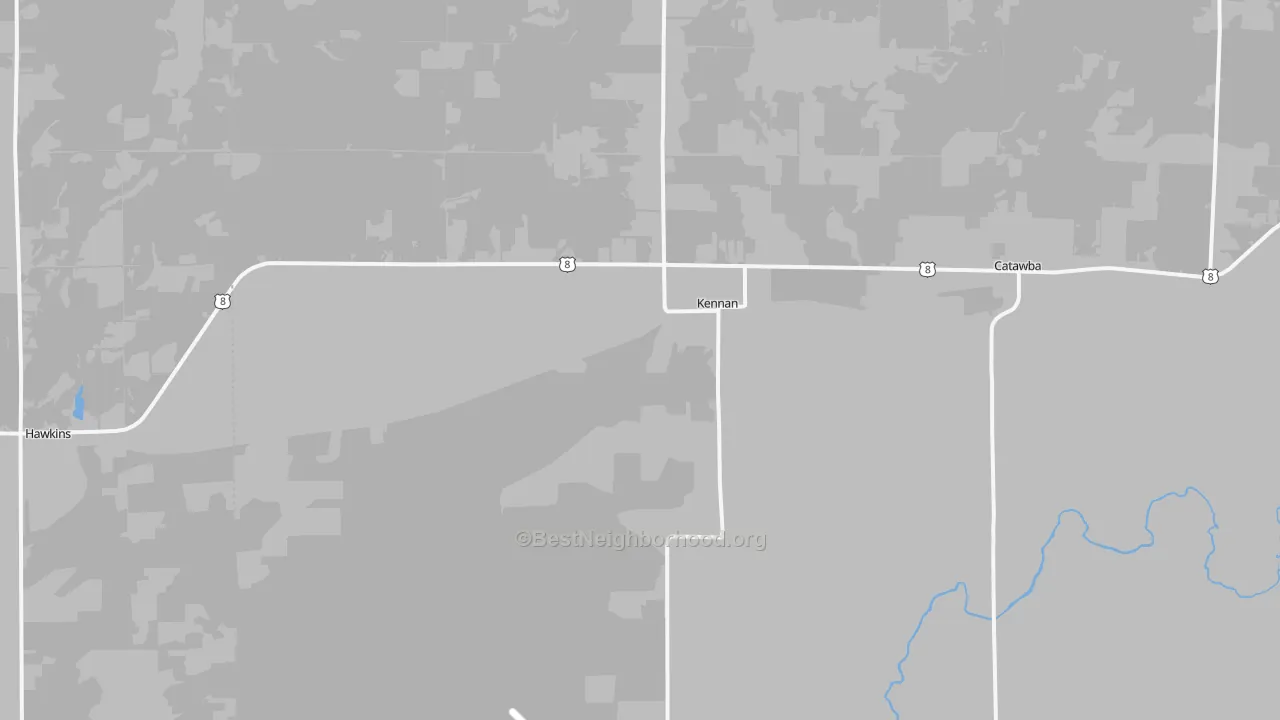 Transit Grade map of 54537, WI