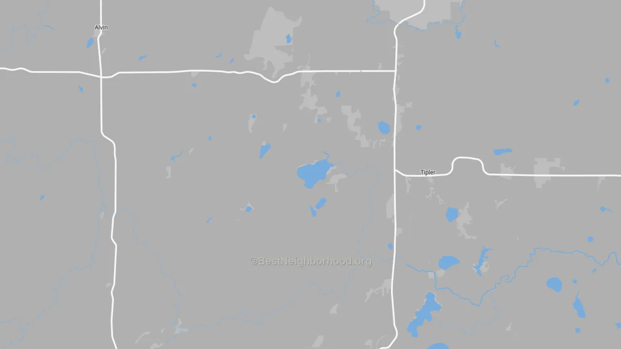 Transit Grade map of 54542, WI