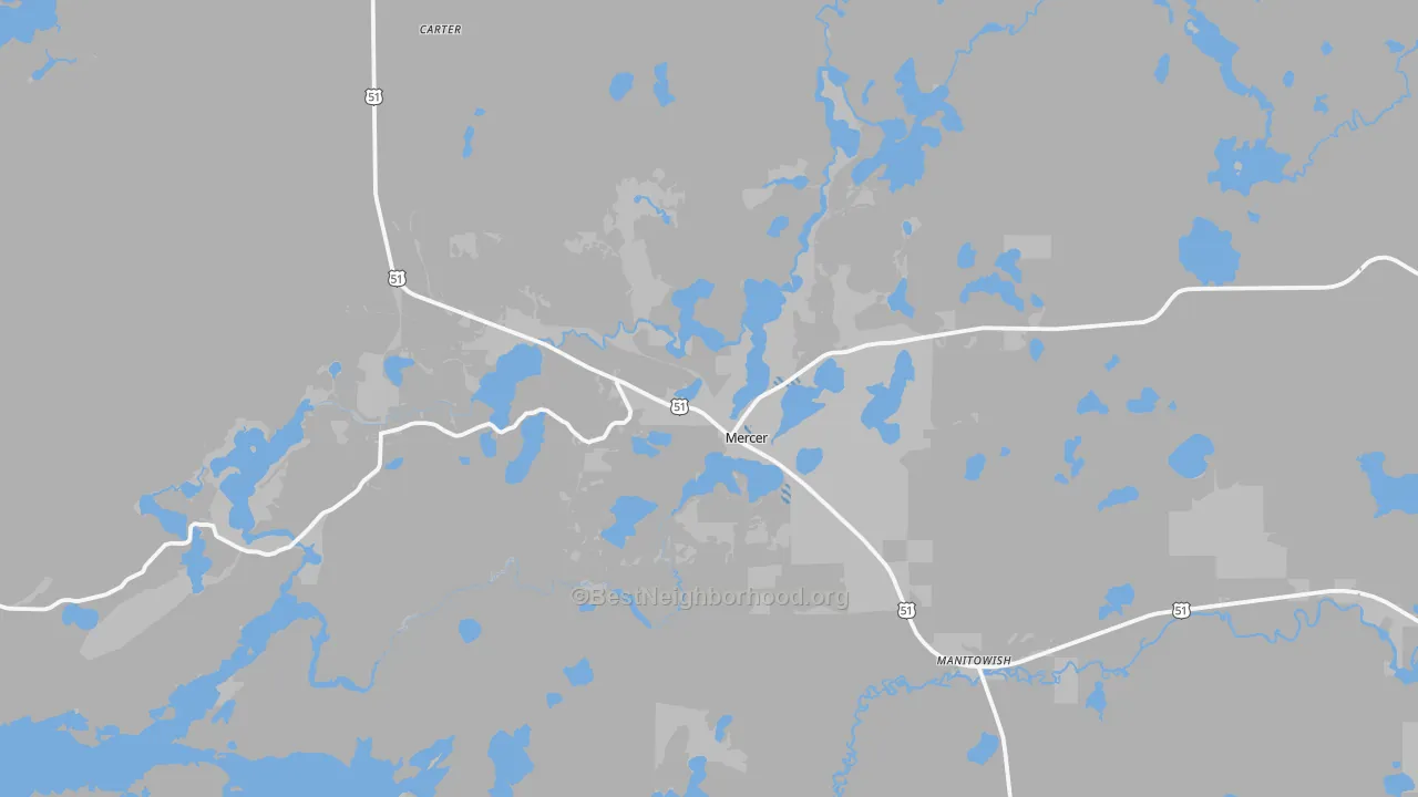 Transit Grade map of 54547, WI