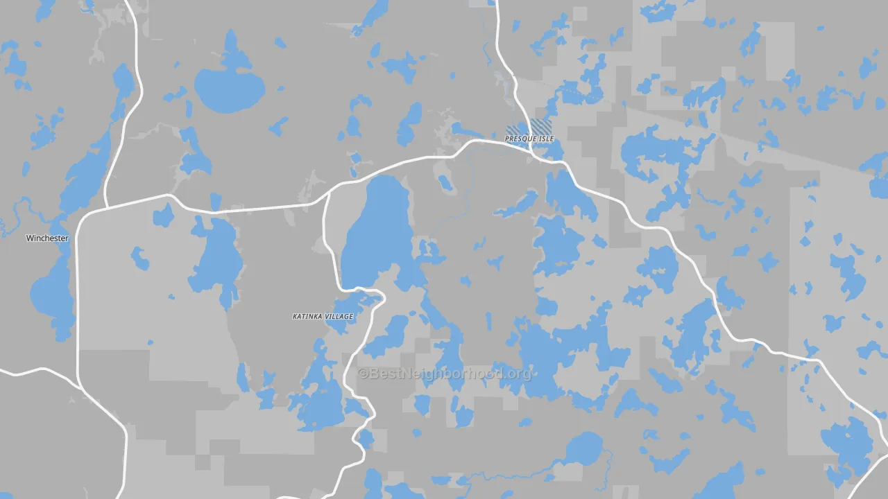 Transit Grade map of 54557, WI