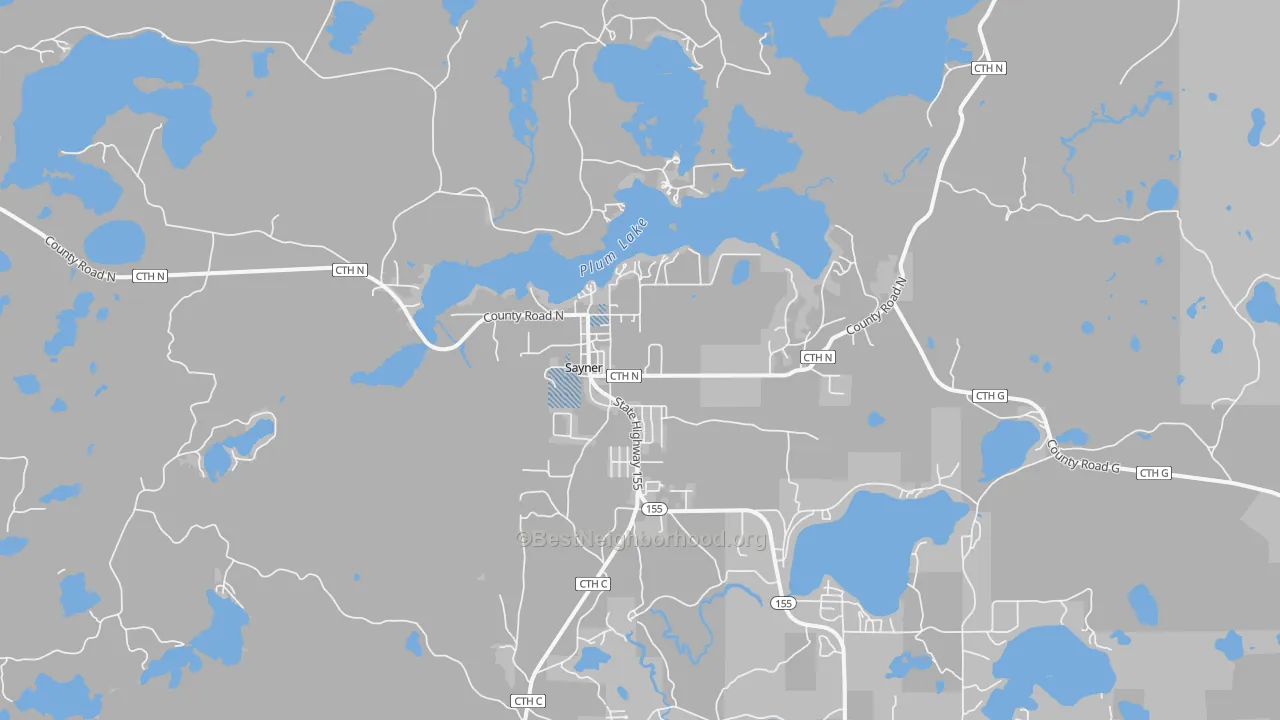 Transit Grade map of 54560, WI