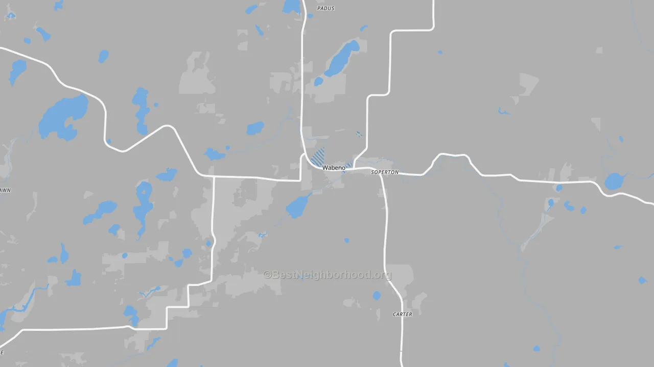 Transit Grade map of 54566, WI