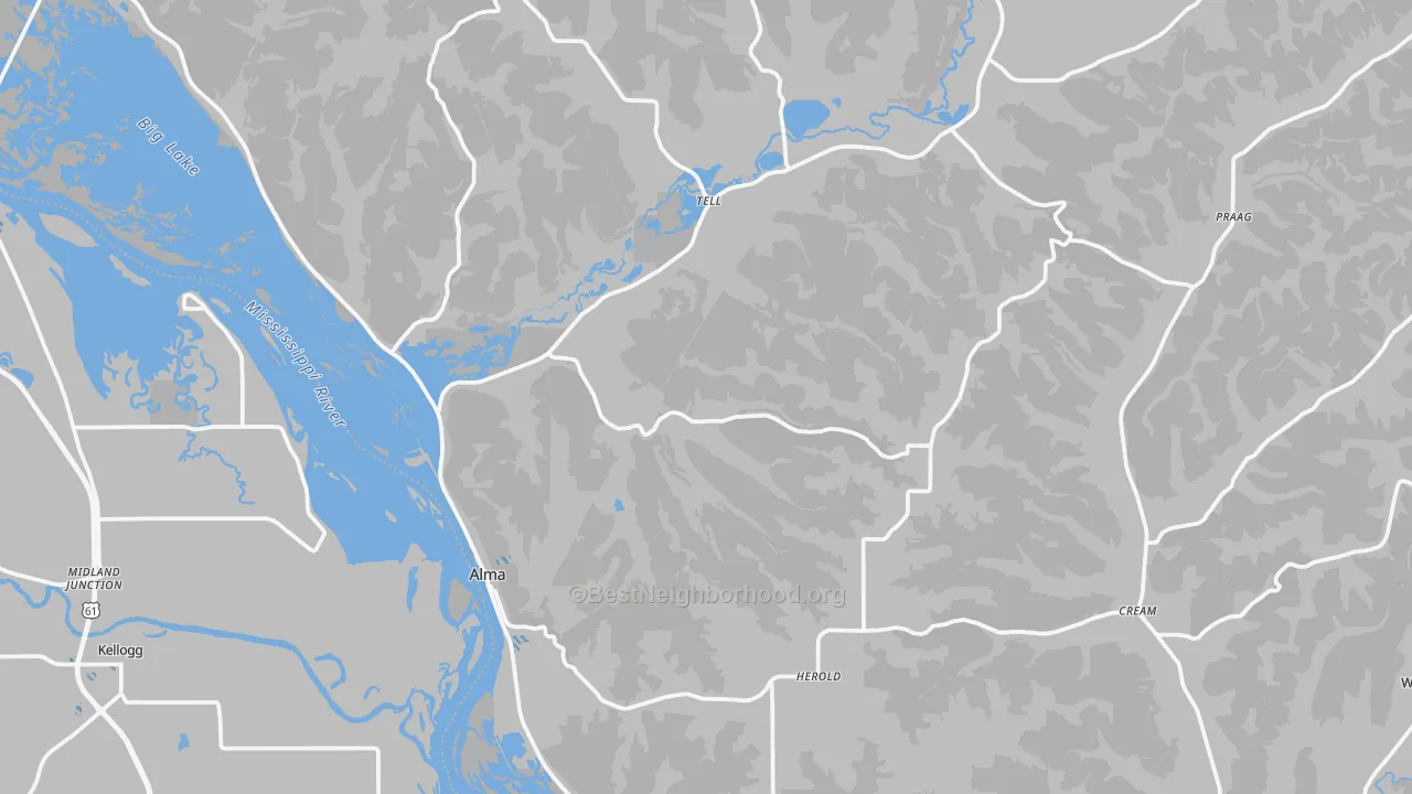 Transit Grade map of 54610, WI