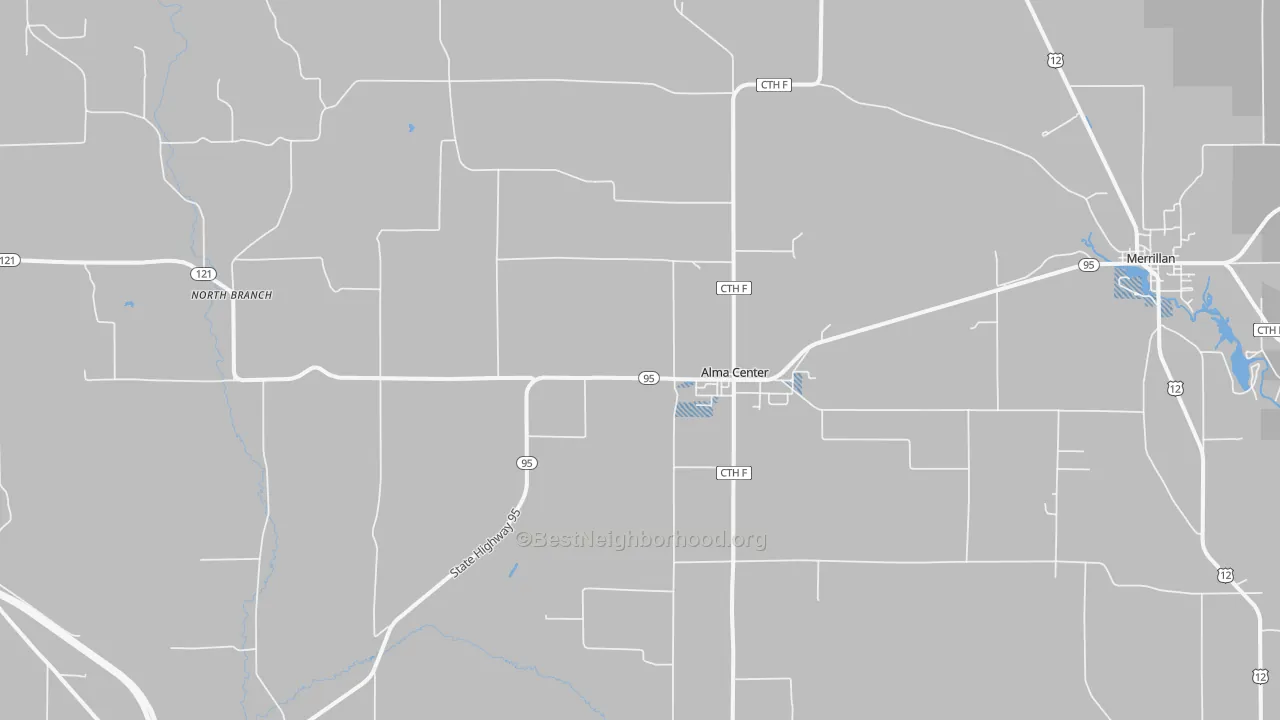 Transit Grade map of 54611, WI