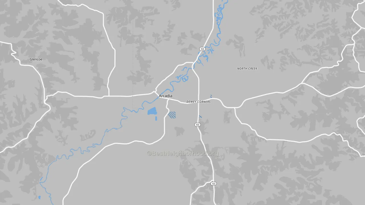 Transit Grade map of 54612, WI