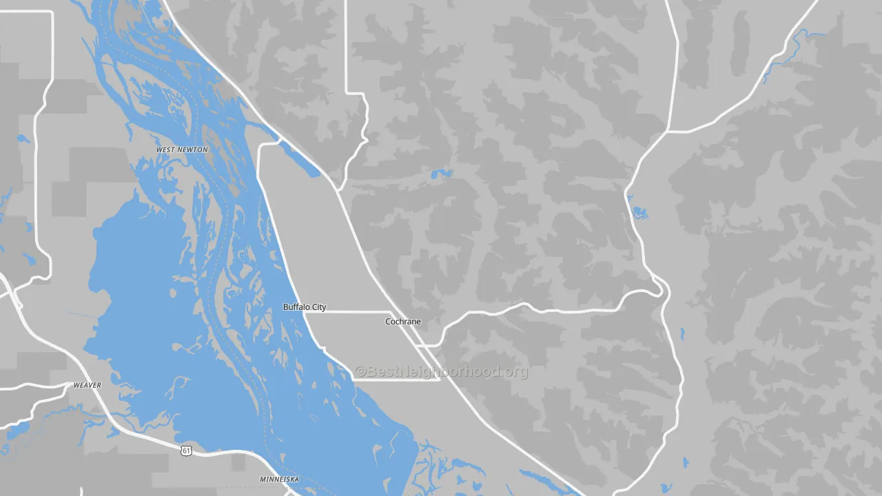 Transit Grade map of 54622, WI