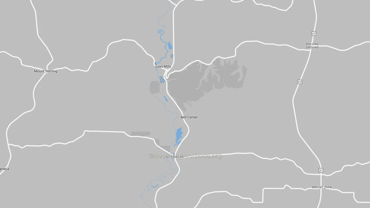 Transit Grade map of 54631, WI