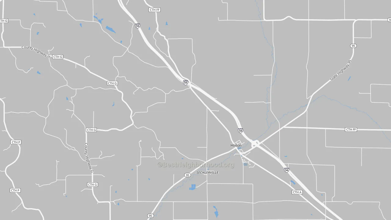 Transit Grade map of 54635, WI