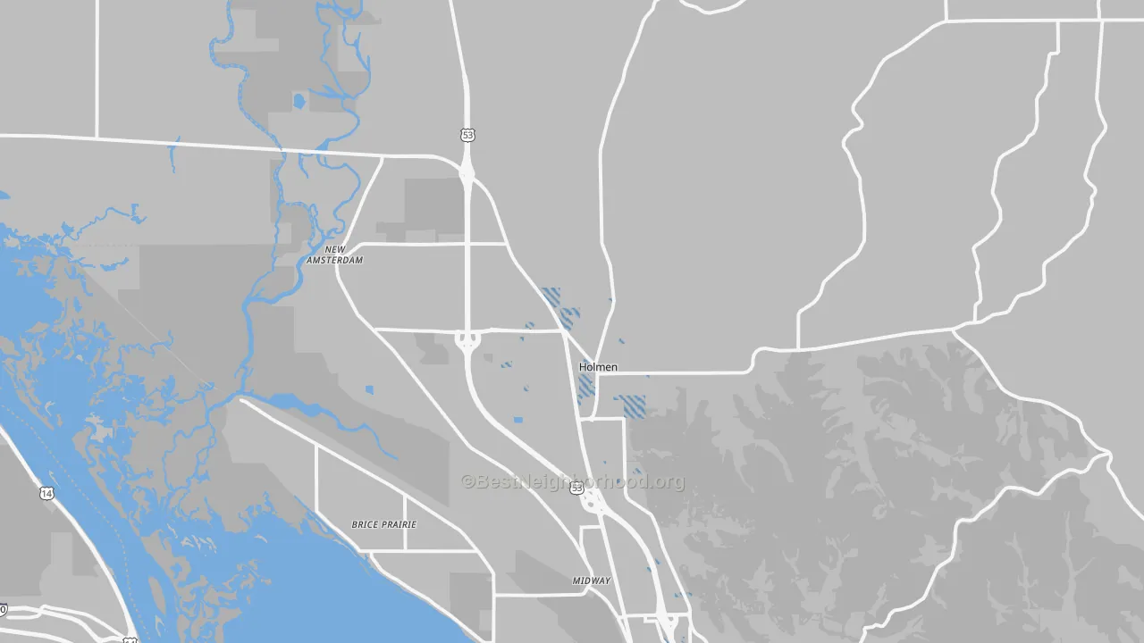 Transit Grade map of 54636, WI