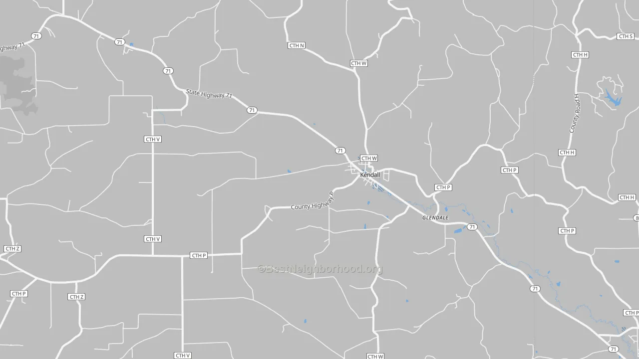 Transit Grade map of 54638, WI