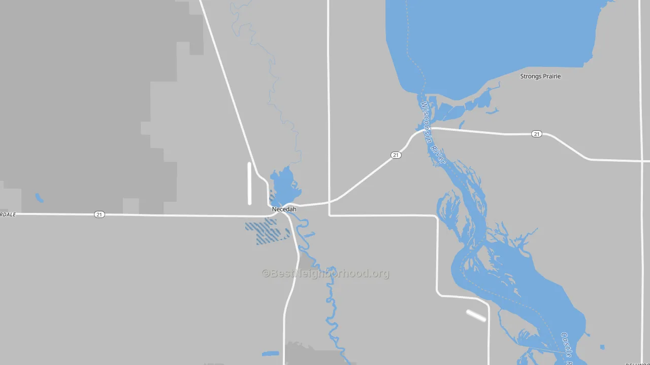 Transit Grade map of 54646, WI