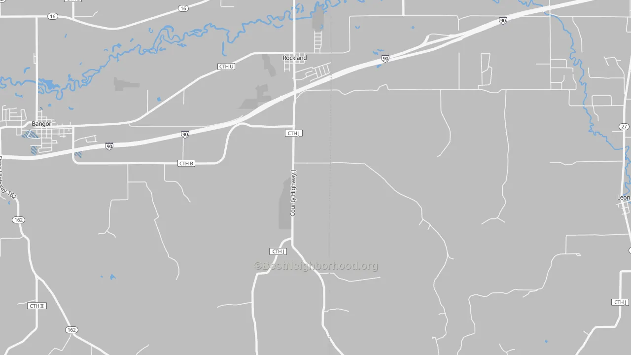 Transit Grade map of 54653, WI