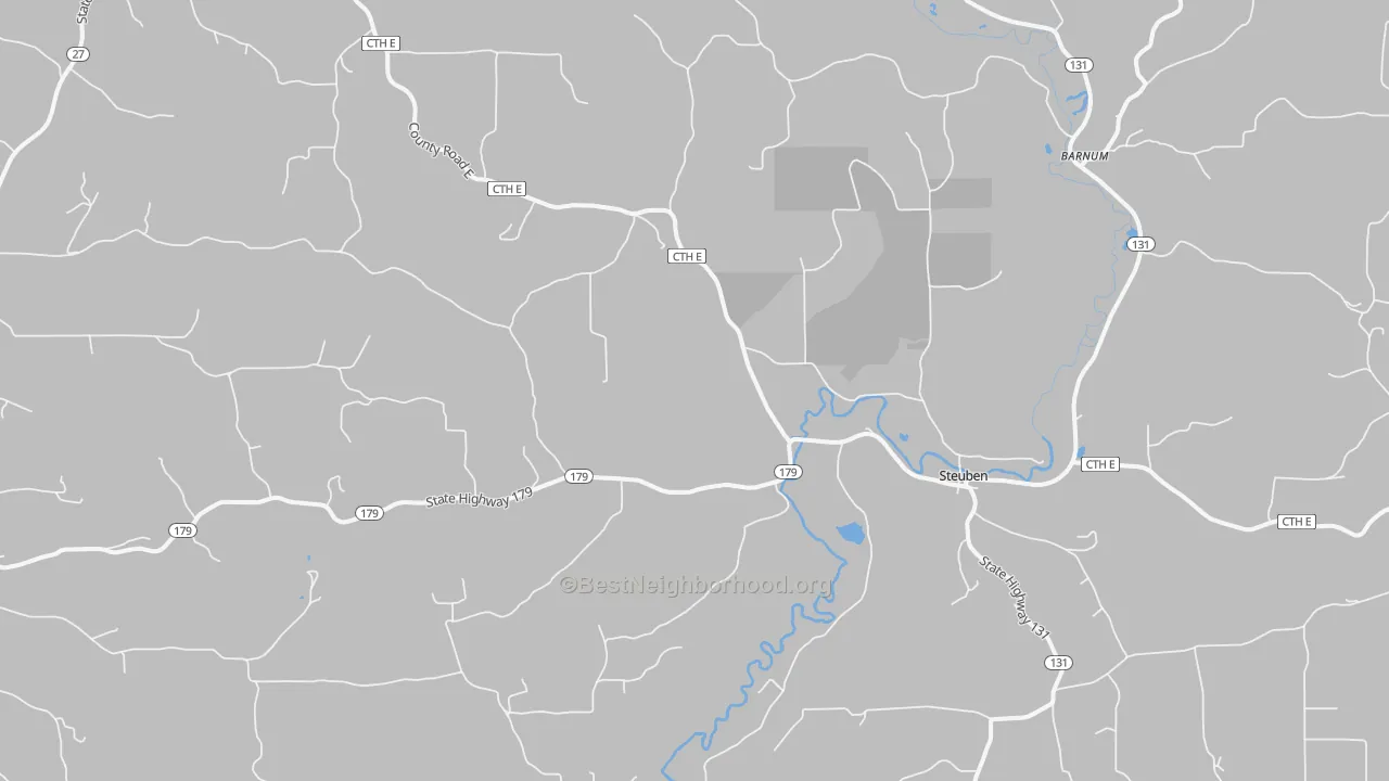 Transit Grade map of 54657, WI