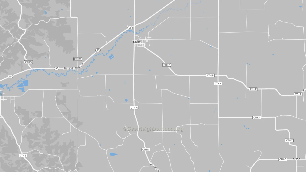 Transit Grade map of 54659, WI