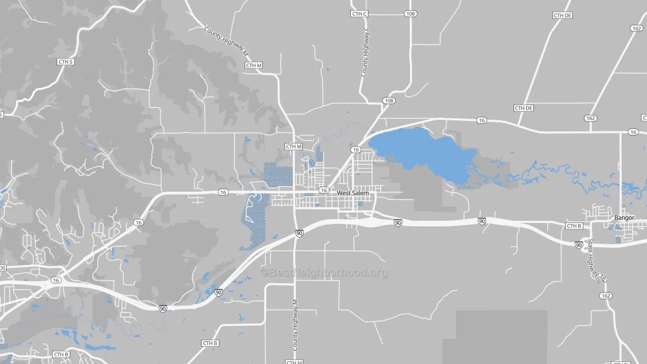 Transit Grade map of 54669, WI