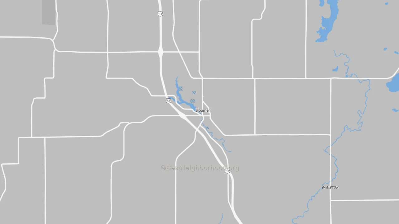 Transit Grade map of 54724, WI