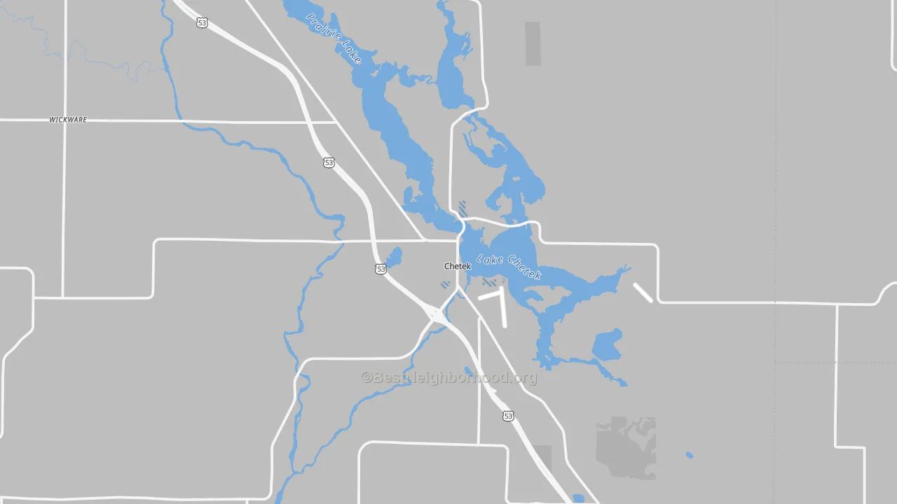 Transit Grade map of 54728, WI